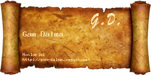 Gam Dalma névjegykártya